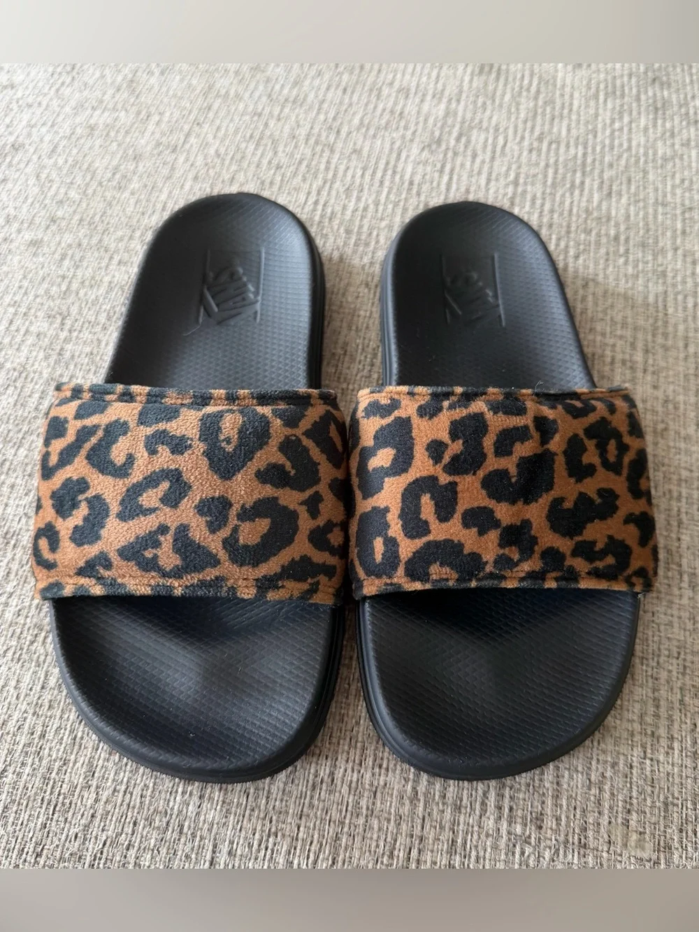 Vans Leopard Print Slides - 1.0